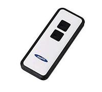 Porta del garage di telecomando/Trasmettitore e Ricevitore Mini-NOVOTRON 522 | 2 canali con keeloq cambio di codice e 64 o 128 Bit crittografia | 433 MHz, Nero/Bianco, (A Bottone Inclusa)