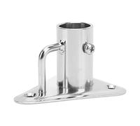 Porta del palo della Bandiera 90 Gradi 1 Pollice 316 in Acciaio Inossidabile Stanchion Post Socket Triangle Base con contrafforte per Navi Yachts Grade Marina Resistente alle