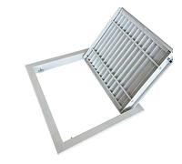 Porta del pannello di accesso invisibile｜Porte verniciabili di facile accesso Pannelli metallici resistenti al fuoco｜Coperchio del foro nel muro per montaggio a incasso(22x24in/56x61cm)