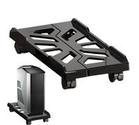 Porta del pavimento per PC - parentesi di host del computer regolabile, sotto il supporto CPU da scrivania | Ruote per caster rotolanti con design di ventilazione per la maggior parte delle torri desk