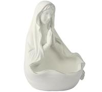 Porta del Rosario, 5, 5x4, 7x3, 8 Pollici Vergin Mary Bowl Resin Rosario Bianco Cattolico, Facile da Pulire Madre Maria Statua per la casa Cattolica Religiosa Cattolica