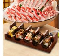 Porta del rotolo a mano di sushi in legno per il fulcro delle forniture per