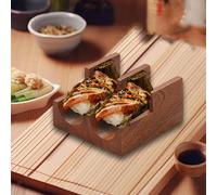 Porta del rotolo a mano di sushi in legno per il fulcro delle forniture per