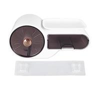Porta del rotolo di toilette Mimdixy con scatola di stoccaggio, coperchio in plastica in plastica montata a parete Porta della carta igienica auto adesiva con cassetto staccabile