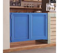 Porta del salone in legno massello, porta interna per bancone maggiordomo, porta a mezza vita con cerniere a molla per cucina, negozio, pub