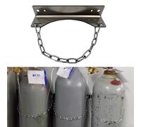 Porta del Serbatoio del Serbatoio di Ossigeno Basta di Trasporto a acetilene Singolo per Parete, Portapacchi di stoccaggio del Serbatoio di Ossigeno in Fabbrica con Catena di Sicurezza, Supporto per