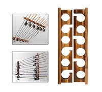 Porta del supporto per canne da pesca a muro rastrellino per palo da pesca