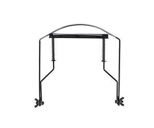 Porta del supporto per il collo del supporto per armonica da 10 fori, telaio metallo boccola cornice anti -scratch regolabile per tutti i musicisti