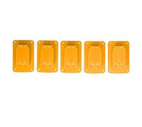 Porta del supporto per montare la batteria di fissaggio di fissaggio di stoccaggio del rack Strong ABS Materiale ABS 5 pcs Set per M18 18V Organizzatore di utensili per (Giallo)