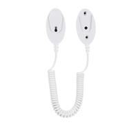 Porta Del Telecomando Magnetico, Organizzatore Remoto A Parete, Supporto Per Controller Adesivo, Forte Base Magnetica, Design A Molla Anti-perdita, Bianco, Per, Camera Da Letto, TV, Garage,