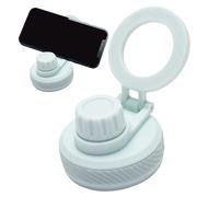 Porta del telefono cellulare in bottiglia d'acqua, supporto per telefoni ad acqua, Coperchio di sostituzione della bottiglia d'acqua, Coperchio di coppa di design umanizzato per le riprese di videochi