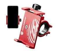 Porta Del Telefono In Bicicletta - Monte Mobile Mobile In Lega In Lega In Alluminio Ammortizzante | Cradla Per Manubrio Del Cellulare Esterno A 90 °, Per Spinge Per Il Viaggio Per Viaggiare Per