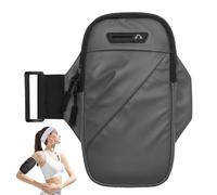 Porta del telefono in fascia da braccio - borsa di braccioo per telefonia mobile | ARMBANDD SPORTD con cuffie e due tasche | Band di braccioo sportivo per esercizio fisico, ciclismo, viaggio