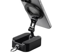 Porta del telefono magnetico - a doppio magnete laterale, per smartphone ad angolo regolabile, mobile pieghevole portatile | per magneti forte per la presa sicura |