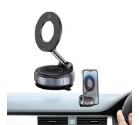 Porta Del Telefono Magnetico A Vuoto - Porta Del Telefono Di Aspirazione Magnetica | Portanti Di Aspirazione Per Telefoni | Cellulare Regolabile A 360 Gradi | Stand Da Dashboard Magnetico Più F