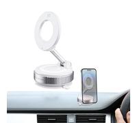 Porta Del Telefono Magnetico A Vuoto - Porta Del Telefono Di Aspirazione Magnetica | Portanti Di Aspirazione Per Telefoni | Cellulare Regolabile A 360 Gradi | Stand Da Dashboard Magnetico Più F