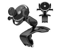 Porta Del Telefono - Montaggio Del Telefono 'auto Da 5,12 Pollici | Scrivania Parabrezza Dashboard ABS | Supporto Rotante Per Vista Regolabile, Build ABS Pieghevole, Ideale Per La Guida