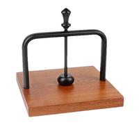 Porta del tovagliolo da cocktail - distributore di base in legno ponderato, organizzatore di braccio in metallo | Accento della stazione da portata di carta vintage, arredamento rustico con per bar in