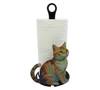 Porta del tovagliolo di carta a forma di gatto - Distributore di tovaglioli lacrimale decorativo | cucina bagno per organizzatore per la fattoria per il piano da pranzo controsoffitto pe