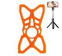 Porta Della Banda In Silicone Per Manico Per Motociclisti, Banda In Silicone Elastico | Cintura A Digiuno Per Supporto Per Telefono Cellulare In Moto, Protezione Stabile Per Gli Smartphone, Fascia Di