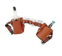 Porta della bevanda in vita-Cintura di birra multifunzionale compatibile con lattine di bottiglia, borsa per bevande a sgabello di fondina con cinghia regolabile | Prodotti da esterno che ti consenton