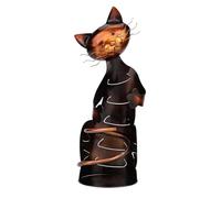 Porta Della Bottiglia Di Vino Per Gatto - Scultura In Metallo Del Portabottiglie | Elegante Rastrelliere Indipendente Per Cucina, Bár E Decorazioni Per La Casa | Figurina Per Gatti Decorativi