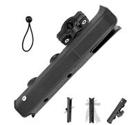 Porta della Canna da Pesca per Bici da Sedia a 360 ° Porta palo da Pesca Regolabile con Base di Montaggio, cordone per Bungee e Si Adatta a binari OD da 19 mm 32 mm, Sport