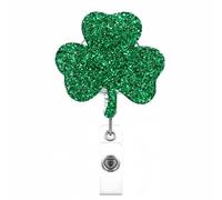 Porta Della Carta Del Badge Del Festival Irlandese Con Clip Metallo Per Impiegati Retrattile Bobine Retrattive Per Infermiere Retrattile