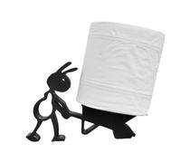 Porta Della Carta Igienica Nera Opaca - Disperiato Tovagliolo A Forma Di Formica Carina | Porta Del Tessuto Per Bagno, Per Il Bagno In Cucina Campeggio Campeggio Casa Per Ospiti Mobile Per Ospiti All'