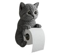 Porta della carta igienica per gatto, supporto per rotoli di tessuto di gatto, porta rotolo di carta igienica, portablancia montata a parete, distributore carinos per dormitorio, casa, campers, bagno