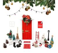 Porta Della Casa Delle Fate | Statue D'arte Del Cortile Dei Denti | Kit Per La Casa Della Fatina Dei Denti | Statue Per Esterni Alberi Da Parete Per Camerette Per Bambini E Adulti L'incanto Del N