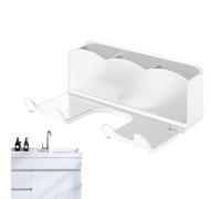 Porta Della Foina, Supporto Per Asciugacapelli Per Montaggio A Parete, Supporto Per Asciugacapelli Scaffale | Sul Supporto Per Asciugatrice Montato A Parete, Indossatore Di Foehn Autoadesivo, Organizz