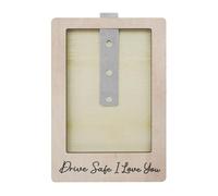 Porta della foto 'auto, cornice per auto con clip, Drive Safe Daddy Visor Clip Frame di foto, Memorie preparate, Easy Clip-On Installation, per amanti della fotografia e viaggiatori
