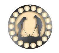 Porta della Pallina da Golf murale - Elegante Supporto per Il Display, Robusta Struttura sospesa | Organizzatore di Magazzino da Golf per i premi dei Giocatori, Souvenir del torneo, Decorazione degli