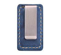 Porta Della Penna In Pelle Con Clip Notebook Smonetura Singola Per Taccuini Piolani Per Planner Cartelle Cuscinetti A Penna In Pelle