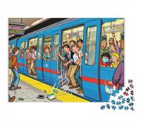 Porta della piattaforma della linea 3 della metropolitana di Monastiraki ad Atene Puzzle in Legno Impermeabile Puzzles Da 1000 Pezzi Regali Per Adulti Colorati Giochi Di Impegnativi
