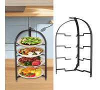 Porta Della Pizza Panna di Raffredd Un Ingrediente Raccolto Pieghevole Piatto