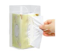 Porta Della Scatola Del Tessuto A Parete - Funzionamento A Parete Della Scatola Del Tessuto Facciale Trasparente | Distributore Di Tessuti Senza Traforo Per Camera Da Letto Da Letto Per Il Bagno, Scat