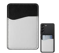 Porta della scheda telefonica adesiva-tasca del portafoglio non slip, allegato al telefono sicuro, design ultra-slim | Portafoglio telefonico resistente con adesivo fermo e busta di carta elastica con