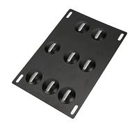Porta Della Ta rga del Paraurti Anteriore: Supporto a 8 Fori Regolabile, con Staffa per un Gancio di Traino, Adattamento Ideale, in Alluminio Nero T6061, Installazione Facile