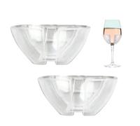 Porta della tazza di montaggio a parete - porta in di vino, design senza tracce | Nessuna installazione di trapani, doccia per bagno, accessorio per il rilassamento della vasca, organizzatore di