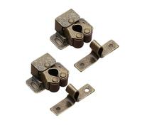 Porta dell'armadio, Doppio rullo for mobiletto e fermo for porta multicolore 2 pezzi(Bronze(2pcs))