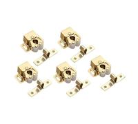 Porta dell'armadio, Doppio rullo for mobiletto e fermo for porta multicolore 2 pezzi(Gold(5pcs))