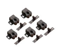 Porta dell'armadio, Doppio rullo for mobiletto e fermo for porta multicolore 2 pezzi(Red Bronze(5pcs))