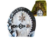 Porta delle fate da muro, porta in miniatura,Mini porta delle fate degli elfi | Porte artistiche da giardino fatato in legno, decorazione di accessori per la casa per il giardino