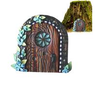 Porta delle fate da muro, porta in miniatura | Porta dello gnomo in legno per la casa delle fate - Accessori per la casa, porte artistiche per giardini artistici per alberi, decorazioni per