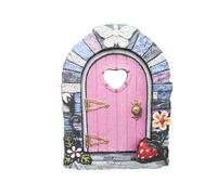Porta Delle Fate Da Parete, Porta Delle Fate Da Giardino, Porta Degli Gnomi, Porta Degli Elfi In Miniatura, Porta Delle Fate Dei Elfi In Legno, Porte D'Arte Del Giardino Delle Fate