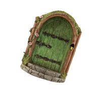 Porta delle fate,Ornamenti da giardino per cabina di porte di fate | Decorazione per la casa del giardino, decorazione da giardino magica per porta dell'albero della fata in miniatura di elfi