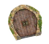 Porta delle fate,Ornamenti da giardino per cabina di porte di fate | Decorazione per la casa del giardino, decorazione da giardino magica per porta dell'albero della fata in miniatura di elfi