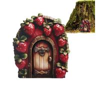 Porta Delle Fate - Porta Del Giardino Delle Fate, Porta Delle Fate Degli Elfi, Scultura Del Patio | Porte Delle Fate In Legno, Porte Artistiche Del Giardino Delle Fate Per Alberi All'aperto, Orna